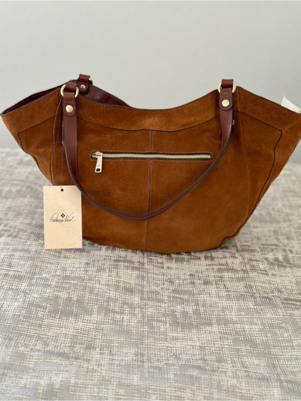 Patricia Nash, Lillian Suede Slouchy Tote Bag